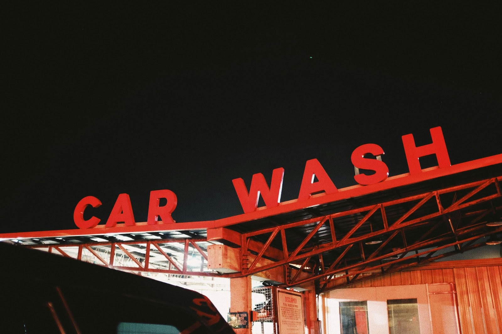 Car wash building